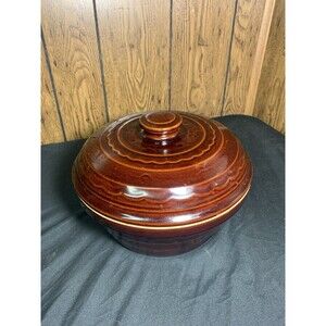 Vintage Original Marcrest Oven Proof Stoneware  Brown Retro Kitchen